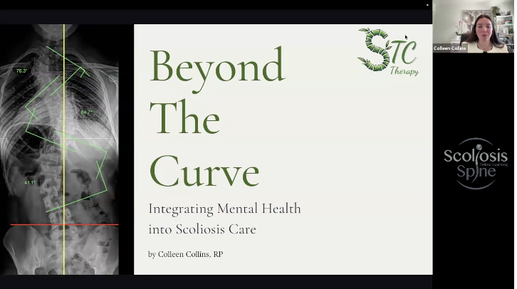 Beyond the Curve- Integrating Mental Health into Scoliosis Care by C Collins, RP