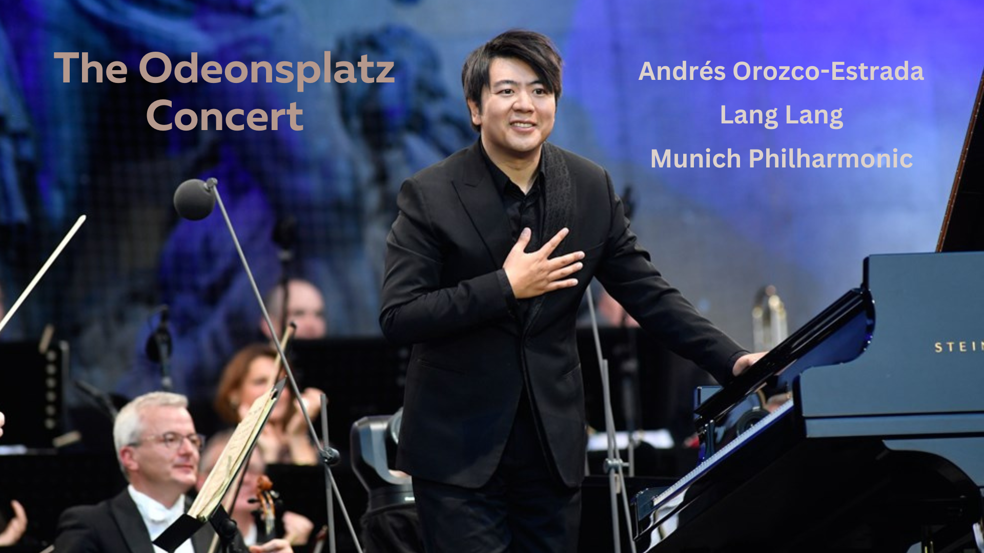 The Odeonsplatz Concert, starring Lang Lang