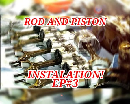 Toyota 3vze engine build EP#3 (Rods a...