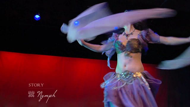 NYMPH: Hand Veils Belly Dance Choreography by Blanca