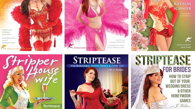Burlesque & Striptease: Dance Video Bunch