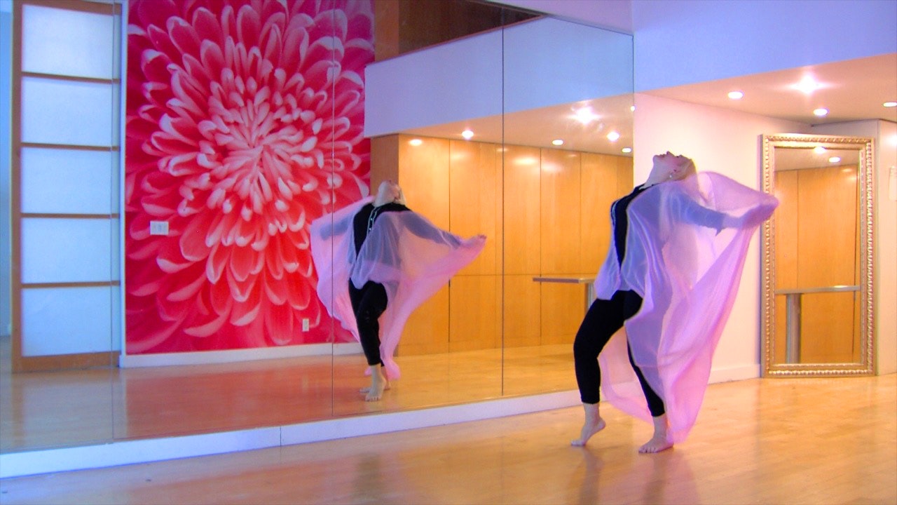 'Miserlou' Belly Dance Veil Choreography - with Neon