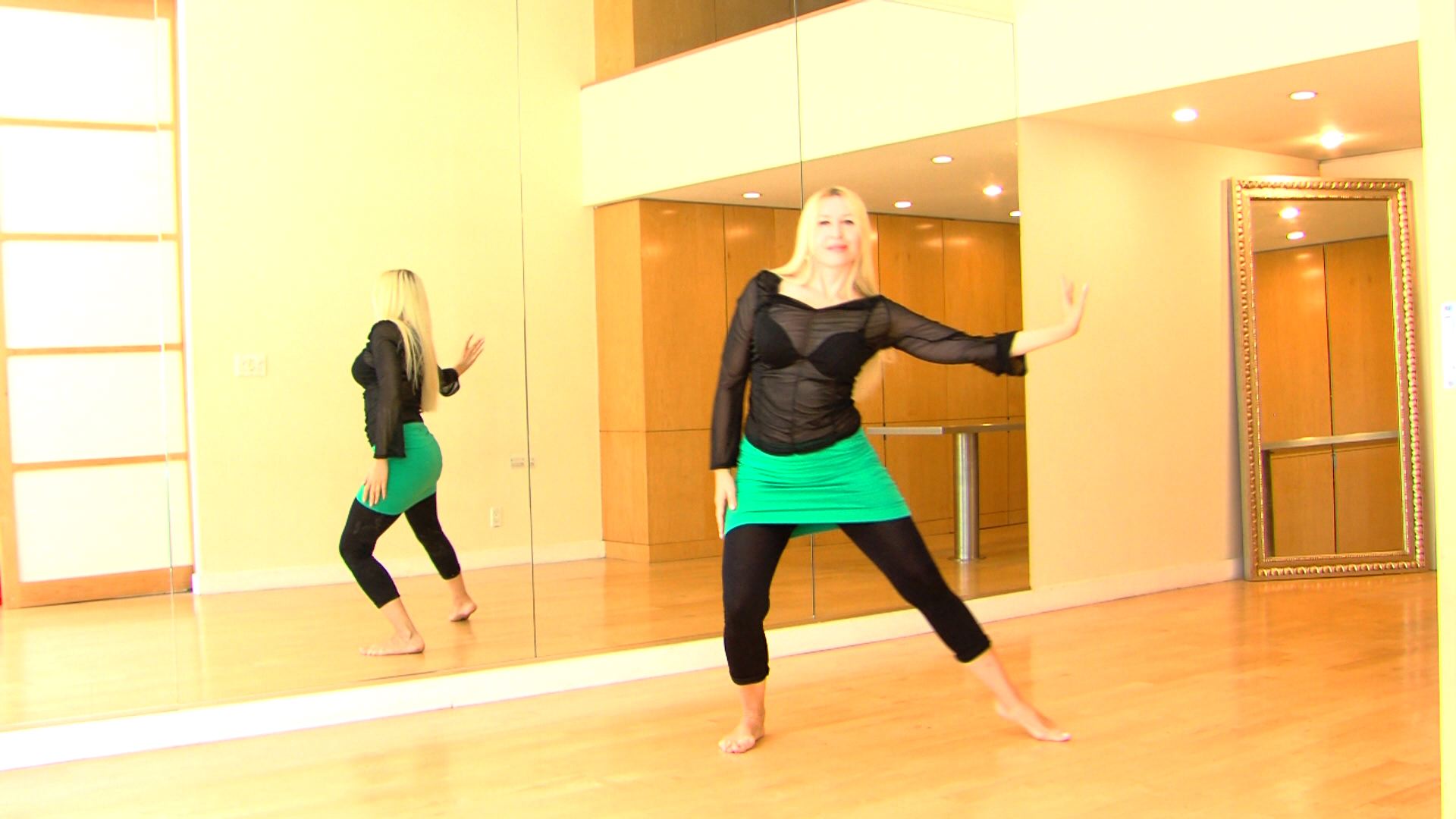 Warmup from Dramatic Accents class with Neon