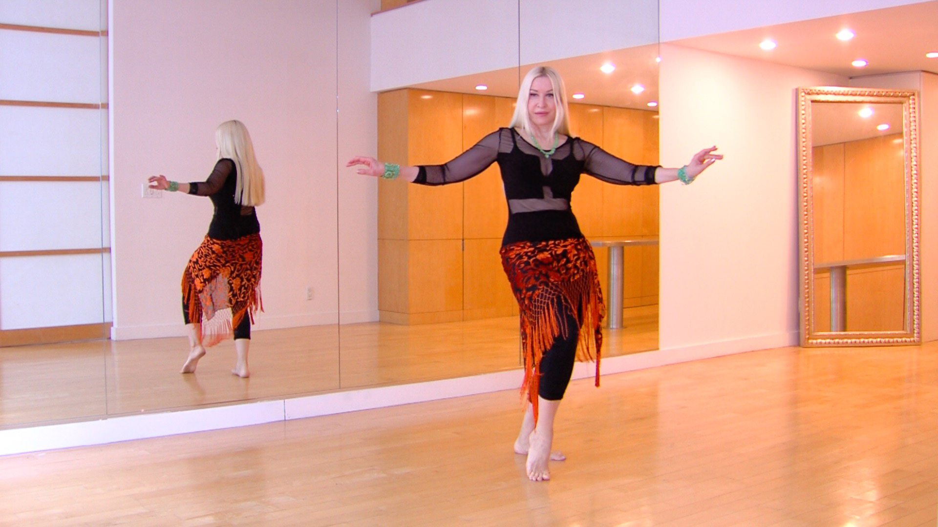 Belly Dance Twisting Undulation - PRACTICE ONLY