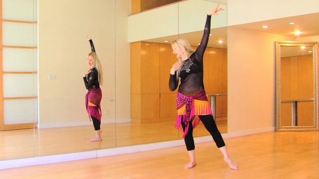 Spinal articulation technique for bellydance poses