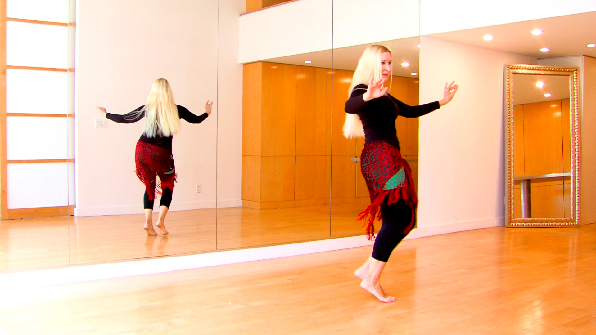 Party-Style Belly Dance Performance: Combinations and Showmanship with Neon