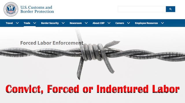 Convict, Forced, Indentured Labor
