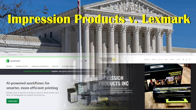 Impression Products v. Lexmark