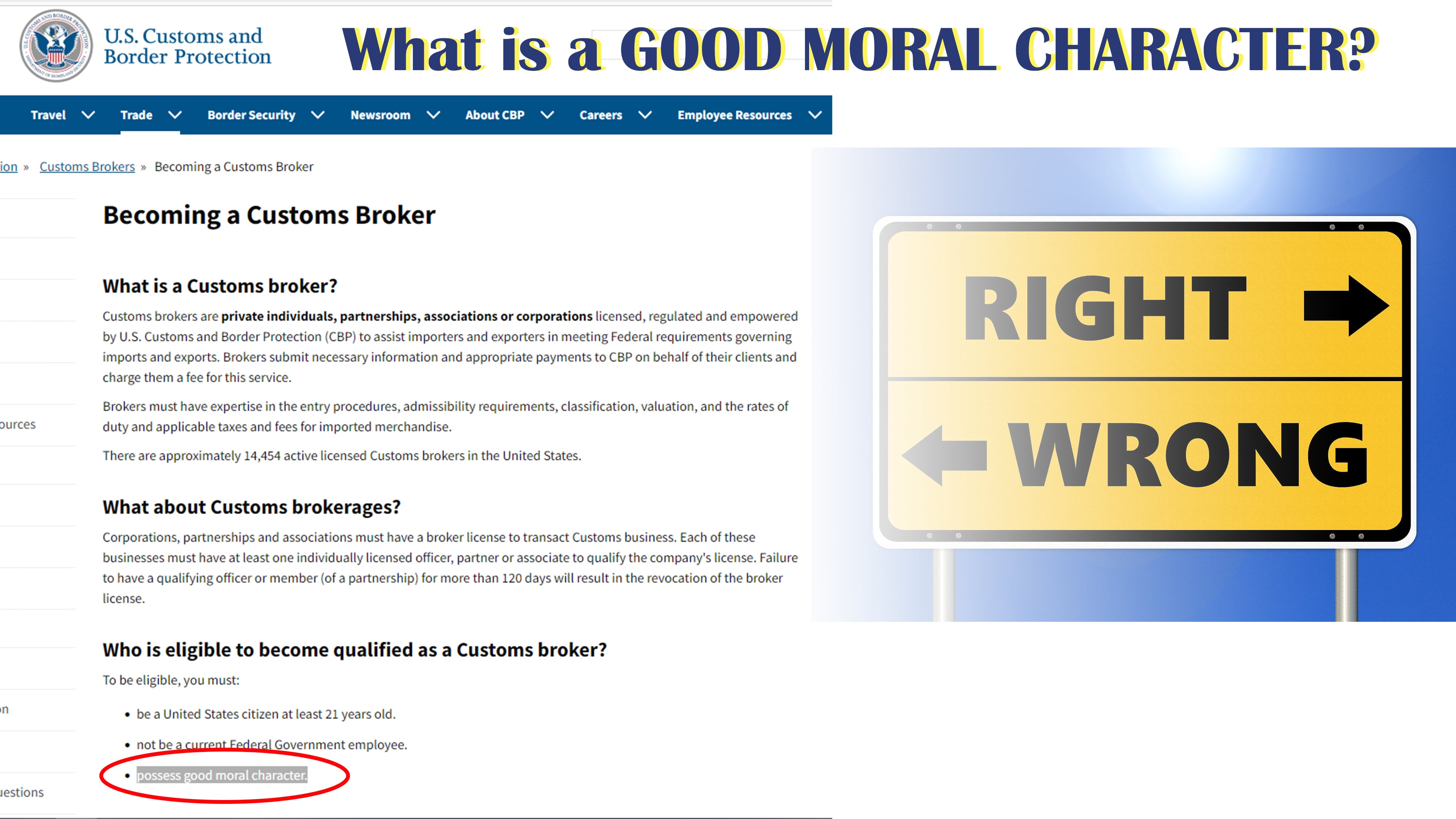 Meaning of Good Moral Character