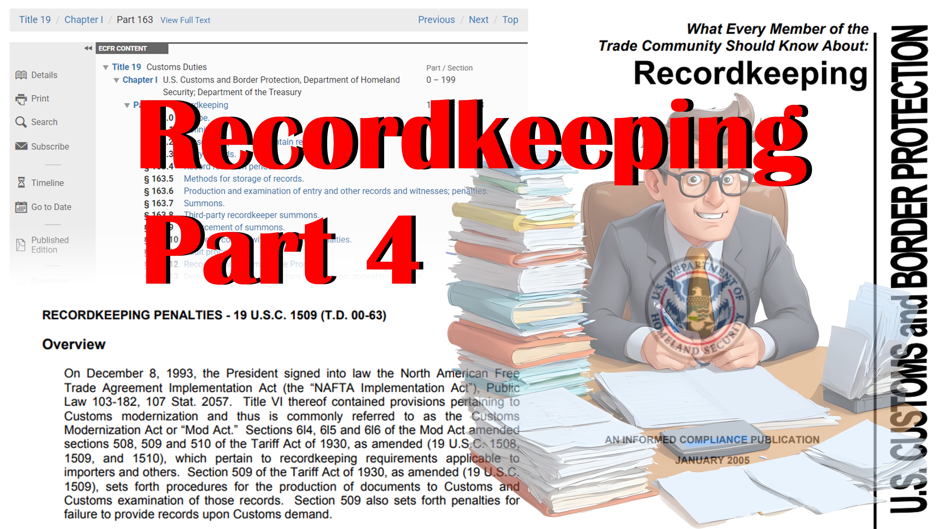 Part 4: Recordkeeping
