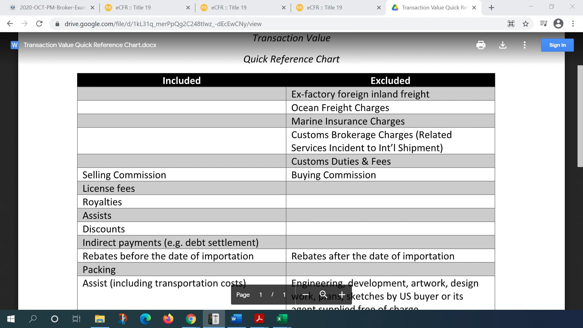 March 18, 2021 CBLE Class