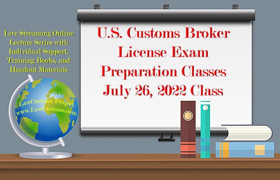 July 26, 2022 CBLE Class