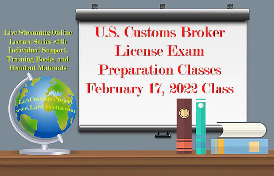 February 17, 2022 CBLE Class