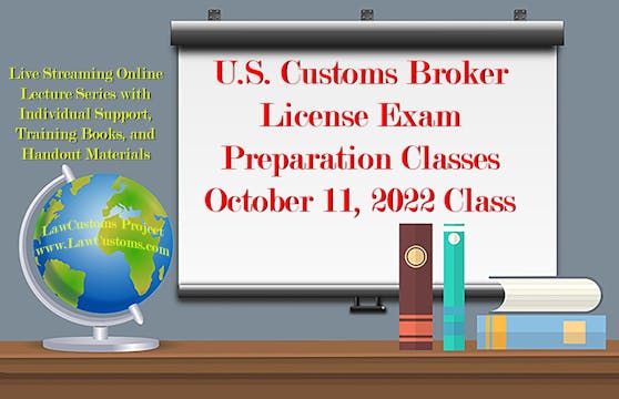October 11, 2022 CBLE Class