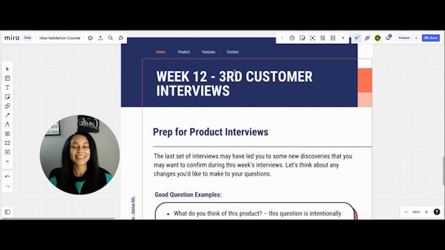 Week 12 Prep for Product Interviews