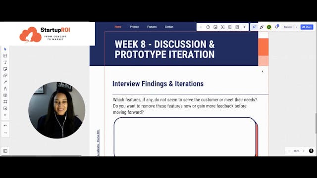 Week 8 Interview Findings & Iteration...