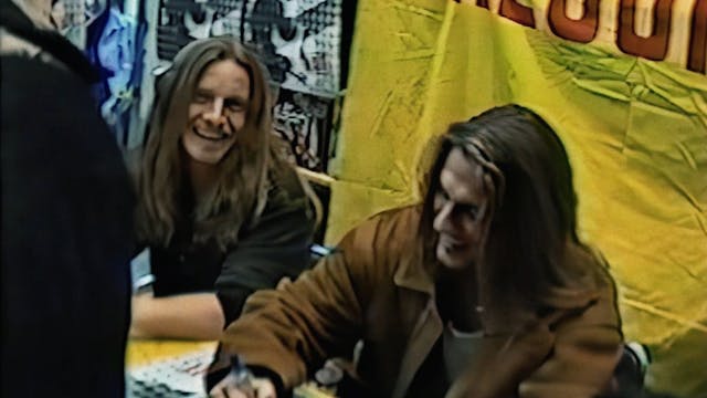 Signing session at Tower Records in Seoul (South Korea) October 20, 1996