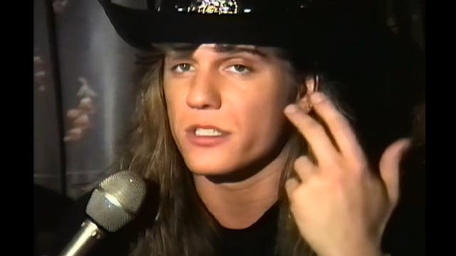 Tour bus interview in Baltimore, MD (USA) - May 2, 1991