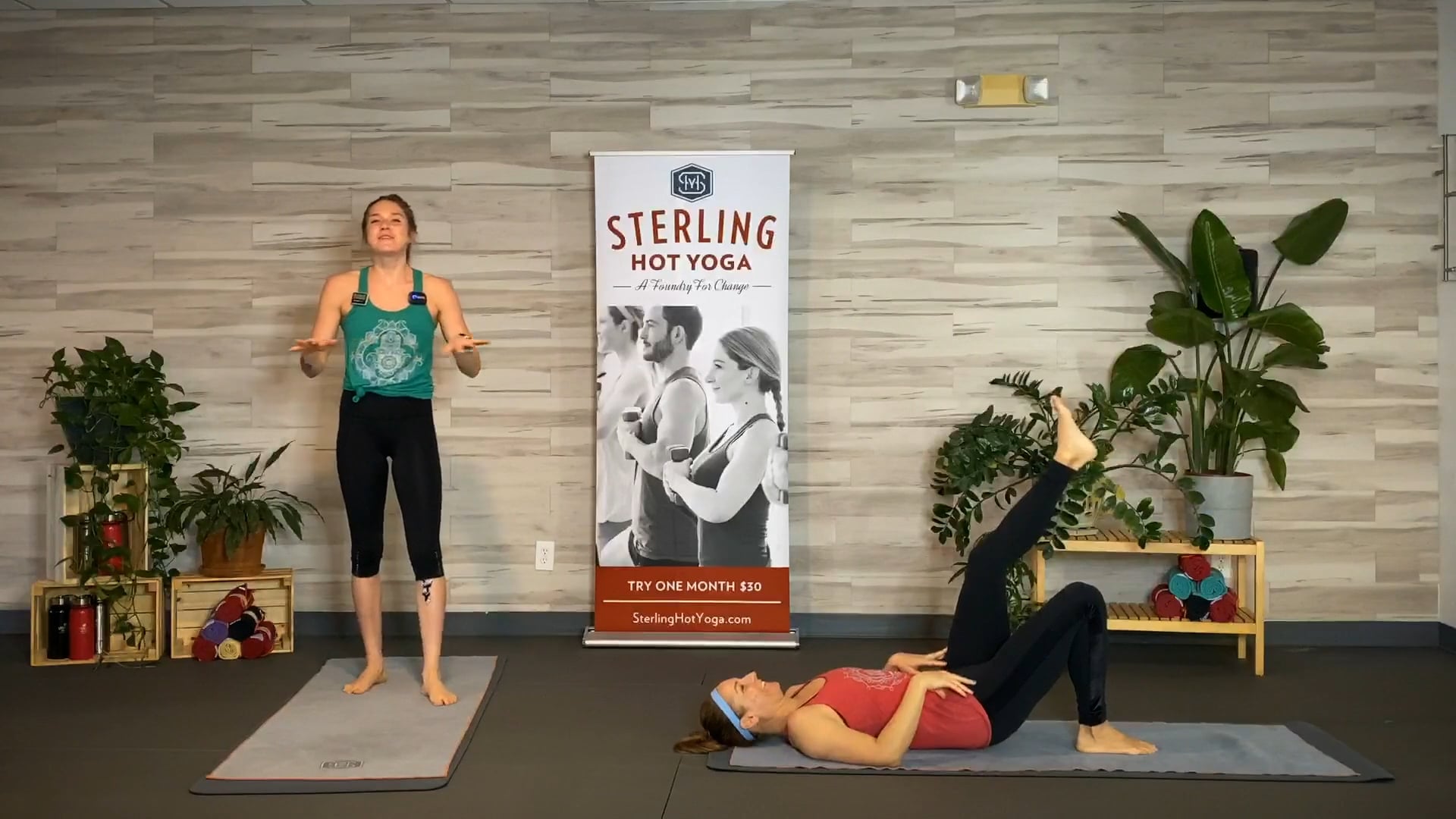 M - 60min Hot Pilates with Caroline