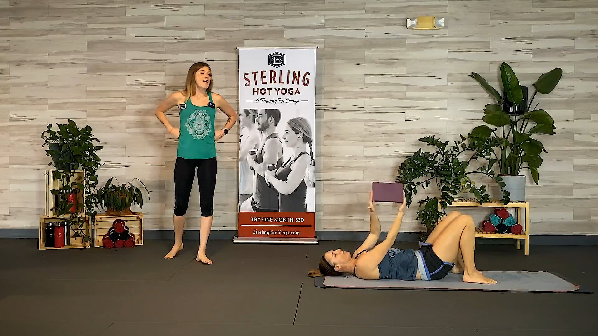 A - 45 min Hot Pilates With Caroline