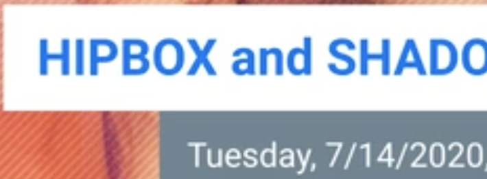 SHADOW DO_HIPBOX express vol E5!