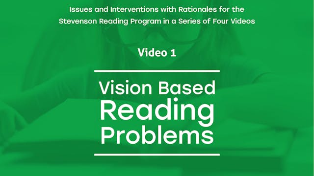 Video 1, Vision-Based Reading Problem...