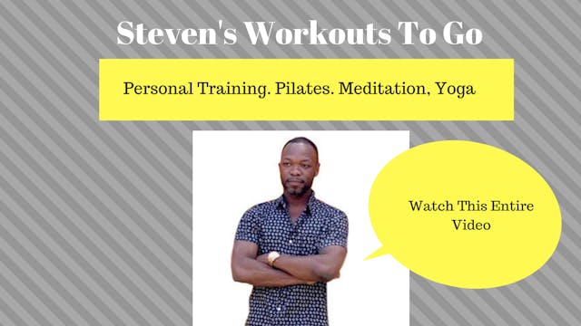 Steven's Workouts To Go Trailer Video
