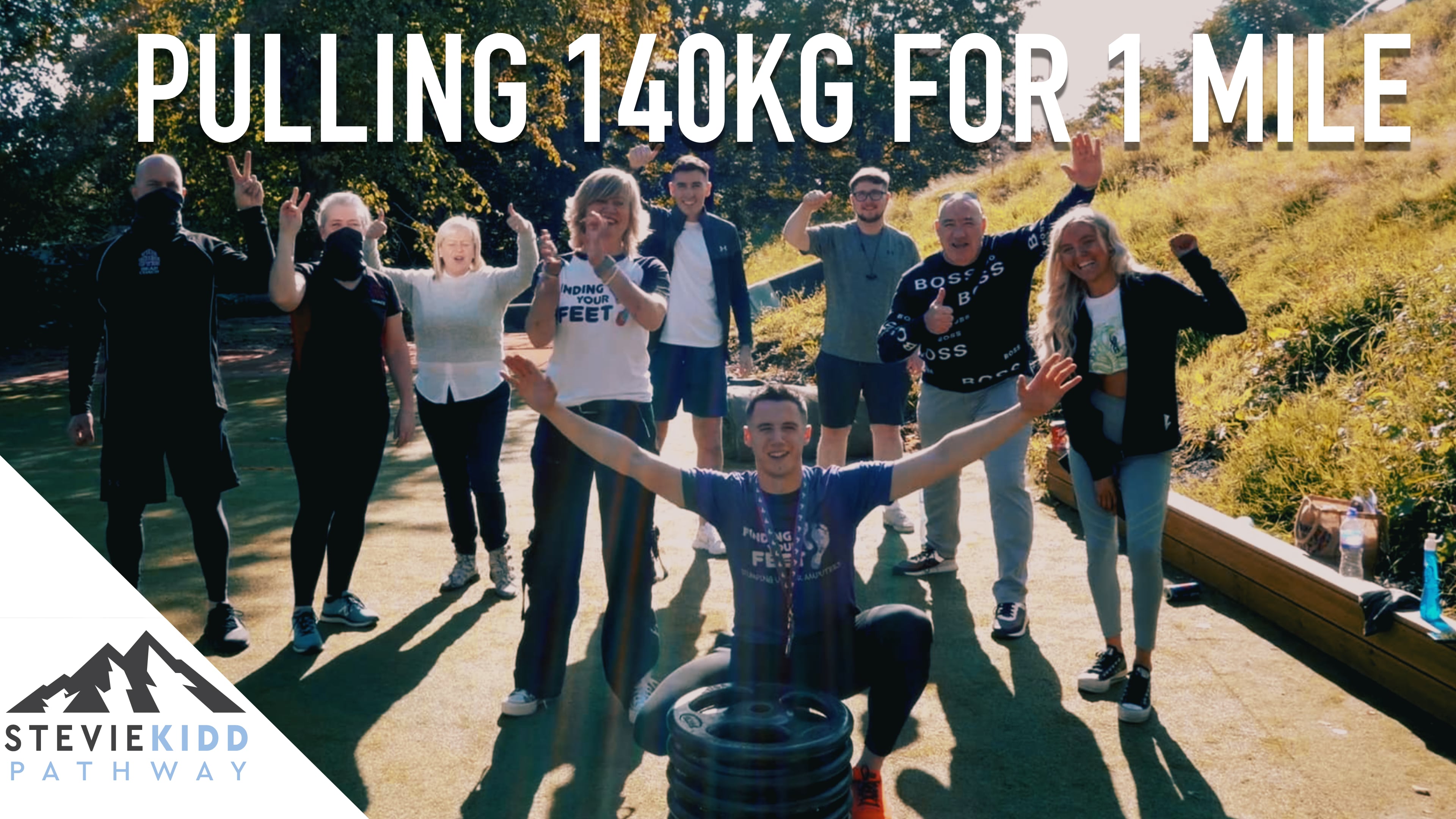 The 1 Mile 140KG Sled Pull Challenge | Charity Event