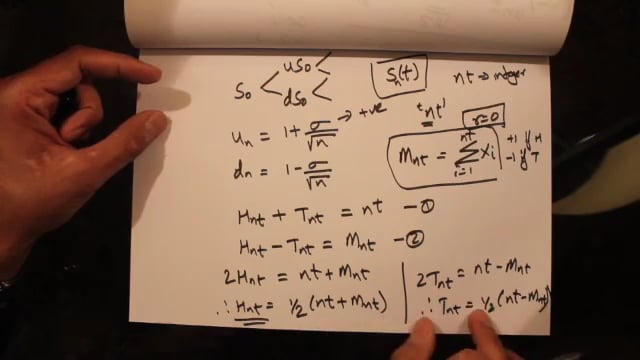 209(c) - Brownian Motion - Limiting Distribution of Binomial Model