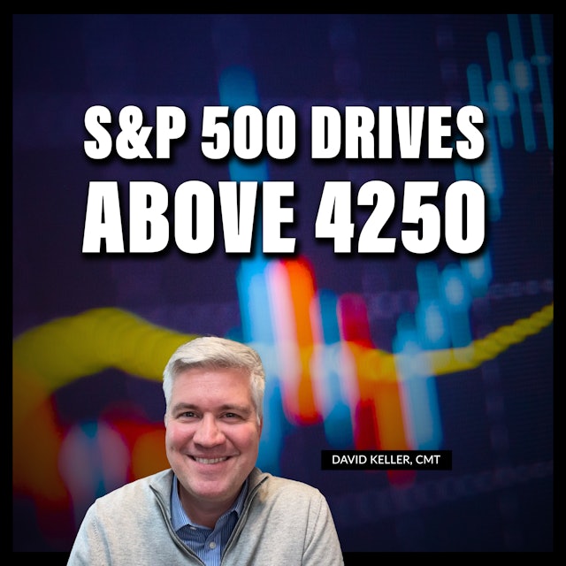 S&P 500 Drives Above 4250 | David Keller, CMT (08.12)
