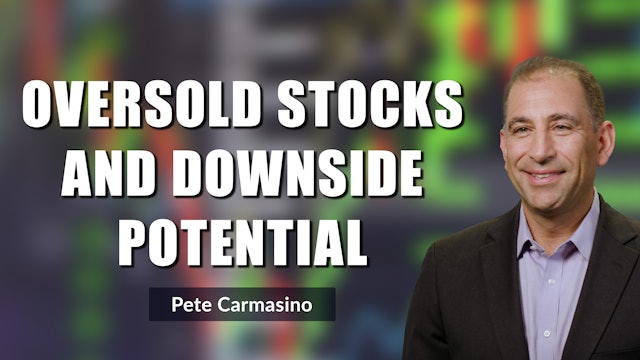 Finding Oversold Stocks and Downside Potential | Pete Carmasino (01.31)