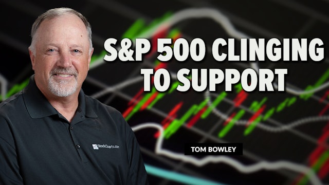 S&P 500 Clinging To Support | Tom Bowley (12.08)