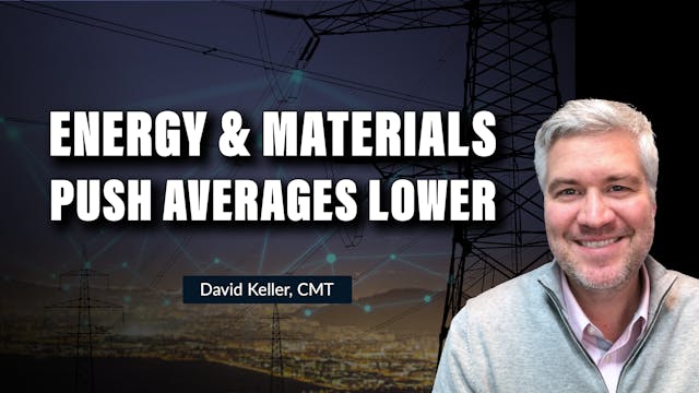 Energy and Materials Push Averages Lo...