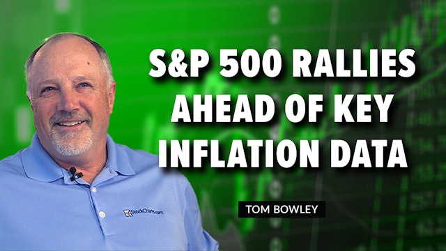 S&P 500 Rallies Ahead of Key Inflation Data | Tom Bowley (01.12)