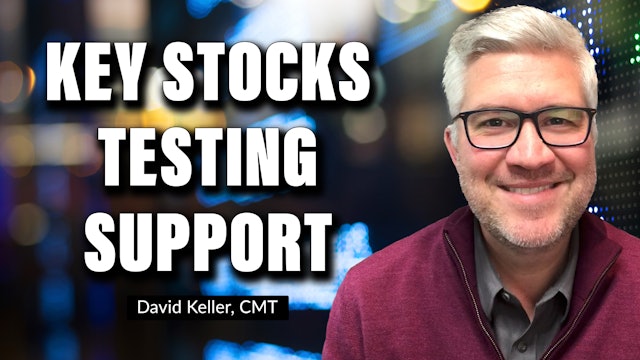 Key Stocks Testing Support | David Keller, CMT (09.19)