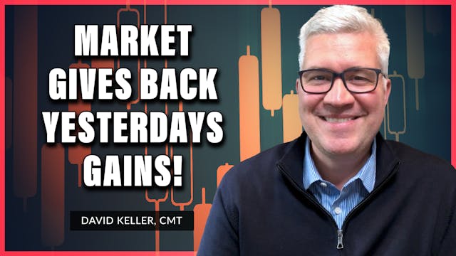 Market Gives Back All of Yesterday's ...