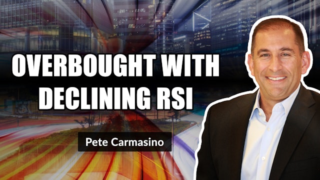 Overbought with Declining RSI | Pete Carmasino (03.28)