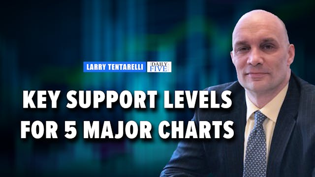 Key Support Levels For 5 Major Charts...