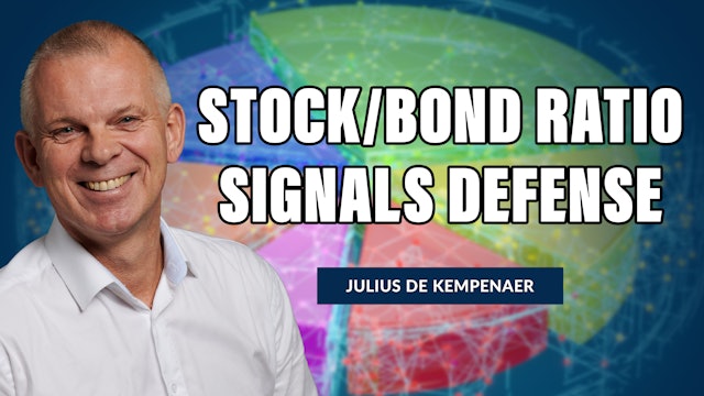  Stock/Bond Ratio Signals Defense | Julius de Kempenaer (01.25)