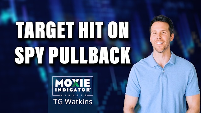 SPY Pullback Target Hit | TG Watkins | Moxie Indicator Minutes (02.24)