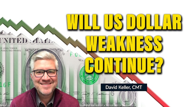 Will US Dollar Weakness Continue? | David Keller, CMT (11.17)