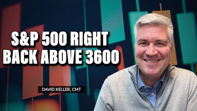S&P 500 Right Back Above 3600 | David...