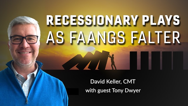 Recessionary Plays as FAANGs Falter | David Keller, CMT Guest Tony Dwyer (04.05)