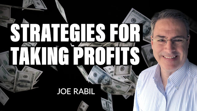 Strategies for Taking Profits |  Joe Rabil  (12.16)