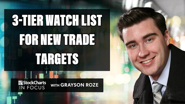 Using A 3-Tier Watch List Structure To Track New Trade Targets | Grayson Roze