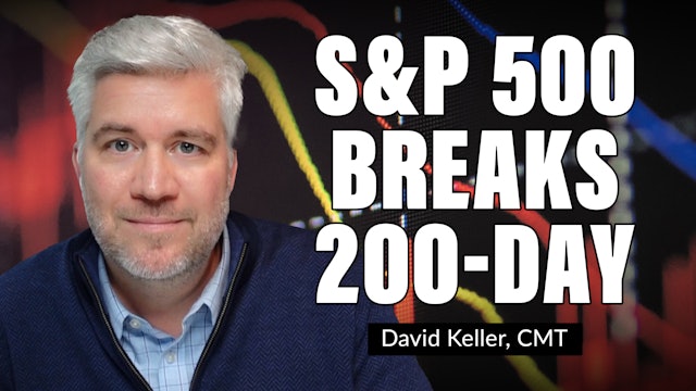 S&P 500 Breaks 200-Day Moving Average | David Keller (02.11)