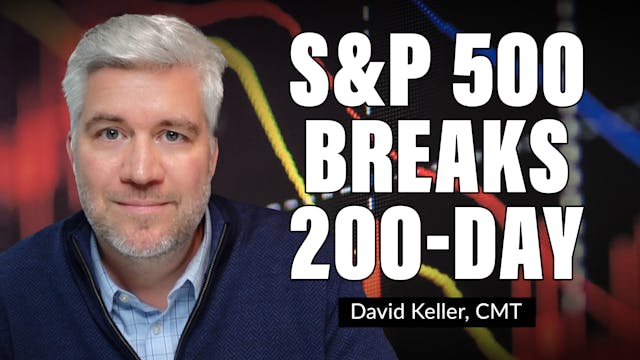 S&P 500 Breaks 200-Day Moving Average...