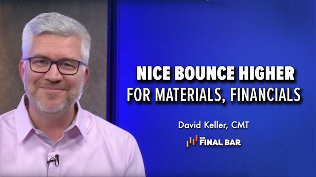 Nice Bounce Higher for Materials, Financials | The Final Bar (05.15)