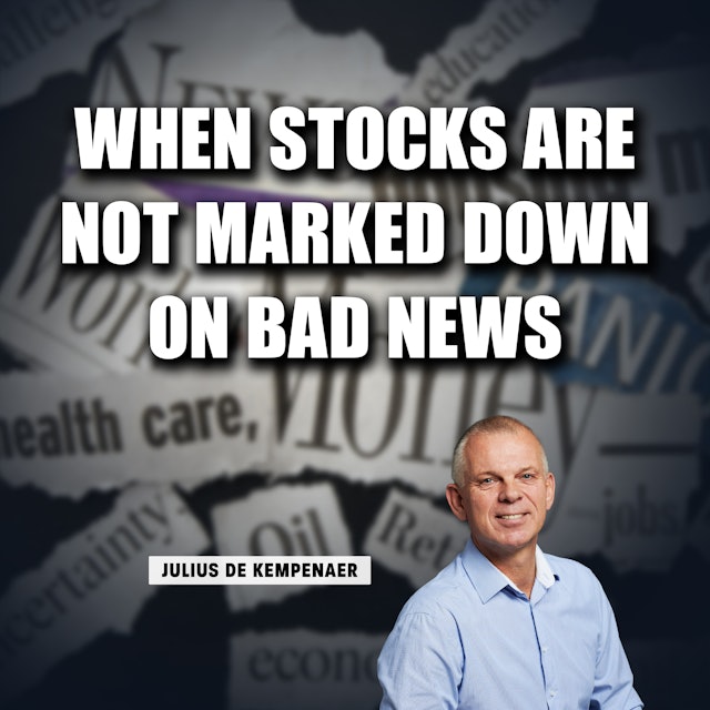 When Stocks are Not Marked Down on Bad News | Julius de Kempenaer (03.21)
