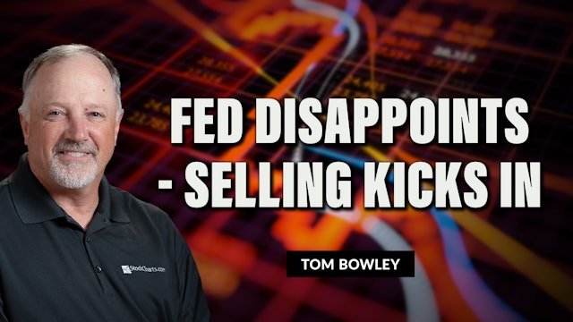 Fed Disappoints As Selling Kicks In | Tom Bowley (12.15)